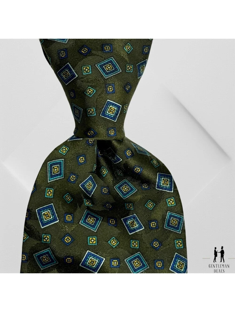 Liberty of London Necktie Mens 100% Silk Designer Geometric 57x3.3/4 Tie